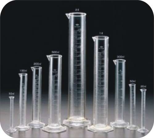 Measuring Cylinder - Drawn Tubing, 5Ml-2000Ml, Class A Accuracy | Hexagonal Base, Durable, Easy Reading, Stable