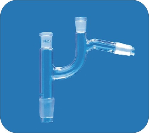 Claisen Heads, Sloping with 2xB14 Socket