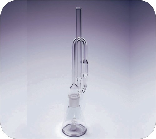 Arsenic Determination Apparatus - Glass, Transparent, 538Nm Wavelength | Arsenic and Antimony Estimation, Complex Formation, Spectrometry Measurement