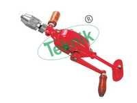 Breast Drill Machine - Cast Iron Body With Two Speed Settings | Wooden Handle, Heavy Duty Precision 3 Jaw Drill Chucks