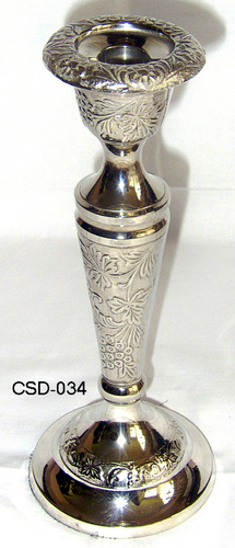 Silver Candle Holder