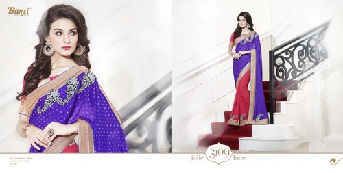 Exclusive Embroidered Saree