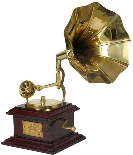 Brass Gramophone Handicraft