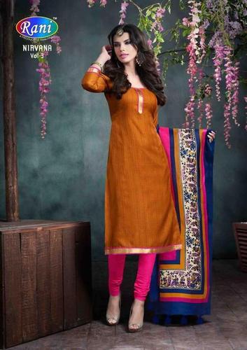 Gota Patti Work Dress Material