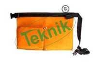 Leather Nail Bag - Color: Yellow Black