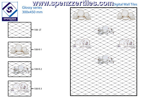 Patterned Kitchen Wall Tiles