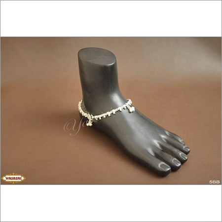 Silver Payal - Gold Plated, 10-15 Inch Size, 15-20 Grams Weight, Unisex Body Piercing Jewelry for Weddings, Engagements, and Parties