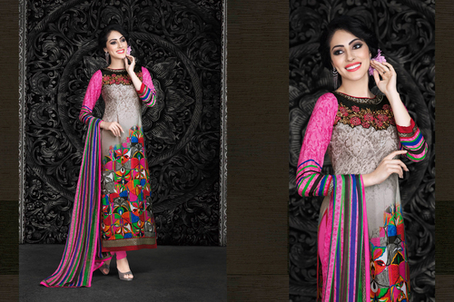 French Crape designer suit