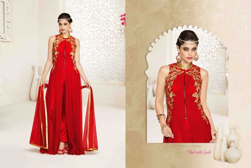 Hand Work Anarkali Suit