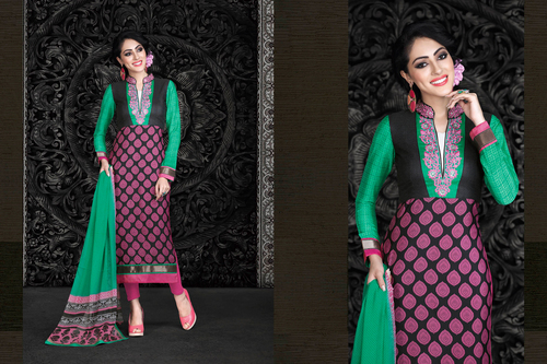 Crape style lovely suit