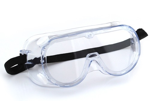 Chemical Splash Goggles - Polycarbonate, 160 x 70 mm, Clear Lens, Black Frame | Chemical Splash Protection, Impact Resistant, Comfortable Fit, Durable Design, Easy to Clean