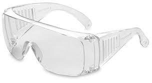 Safety Goggles - Polycarbonate, 160x140 mm, Clear Lens | Clear Vision, Comfortable Fit, Durable Design, Impact Resistant, ANSI Z87.1