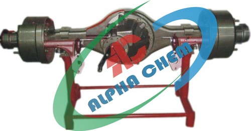 Cut Section Model Of Fully Floating Differential And Rear Wheel Mechanism (Working)