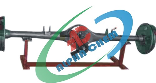 Cut Section Model Of Semi Floating Differential And Wheel Mechanism (Working)