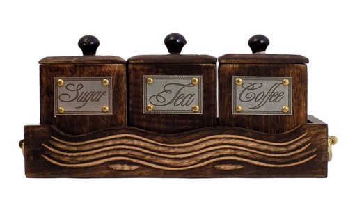 wooden tea box