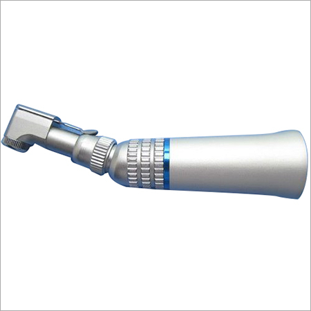 Contra Handpiece - Stainless Steel, Semi-Automatic Control | 360-Degree Flexible Rotating Angular Top, Compact Design for Dental Precision
