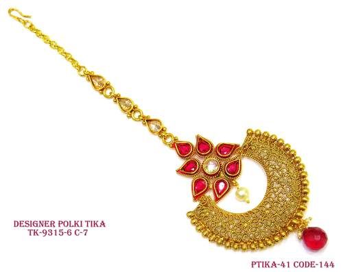 Red Flower Chand Tika