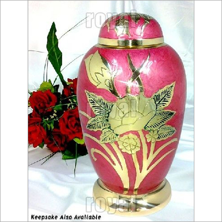 Flower Embossed Urn
