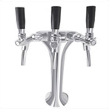 Chrome Plated Brass Triple Faucet Snake Font Chrome Plated Brass Triple Faucet Snake Font
