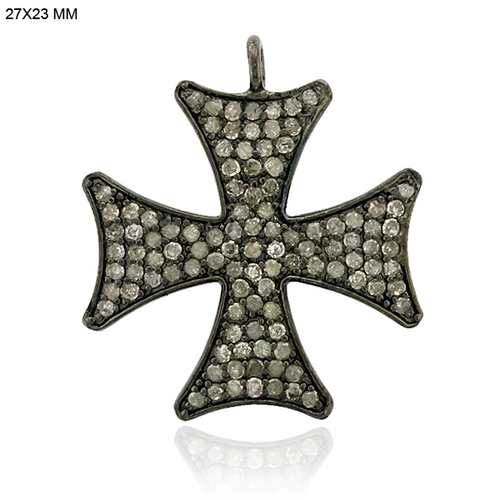 Pave Diamond Pendants