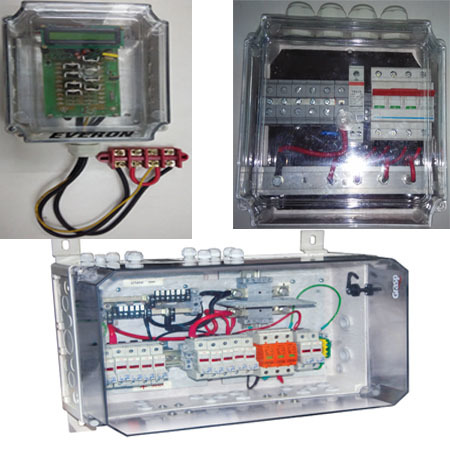 Solar Array Box - Polycarbonate, Varied Dimensions | IP65 Rated, Weatherproof, Durable, High Efficiency, Easy Installation, Modular Design, Reliable, Operating Temp -40Â°C to +85Â°C, 2-Year Warranty