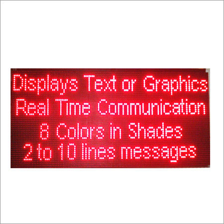 LED Scrolling Message Board