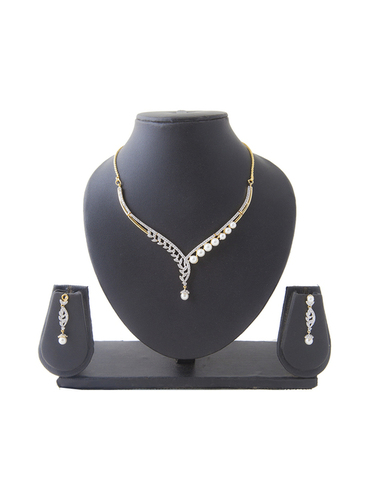 American Diamond Zirconia Designer Necklaces