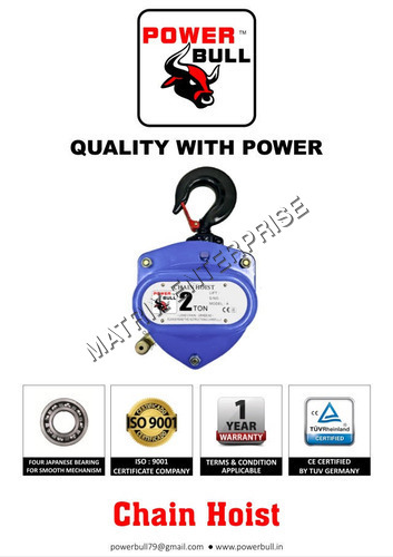 Triple Spur Gear Chain Pulley Blocks