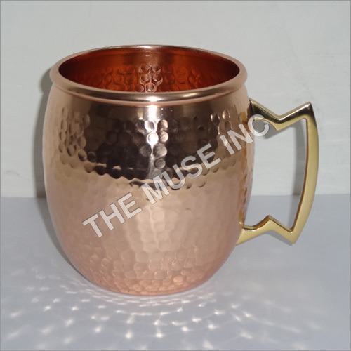 Pounded Copper Mugs Pounded Copper Mugs