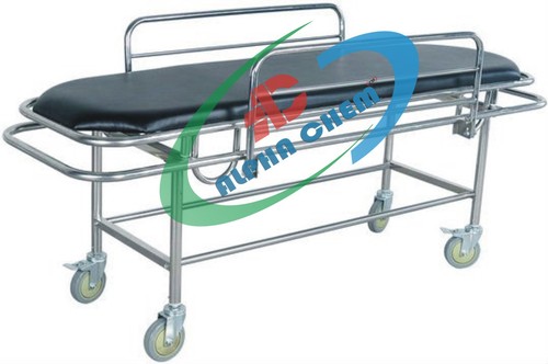 Stretcher on Trolley with Side Railings