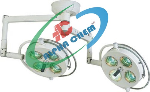 Operation Lights - Dome Head 715mm/515mm 7/4 Halogen Bulbs Light Intensity 120000/70000 Lux Adjustable Height Precise Movement 4 Stage Intensity Control