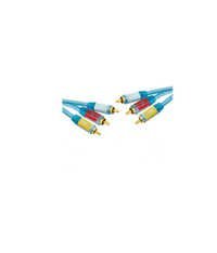 3RCA - 3RCA OFC CABLE (GOLD PLATED BRASS PART)