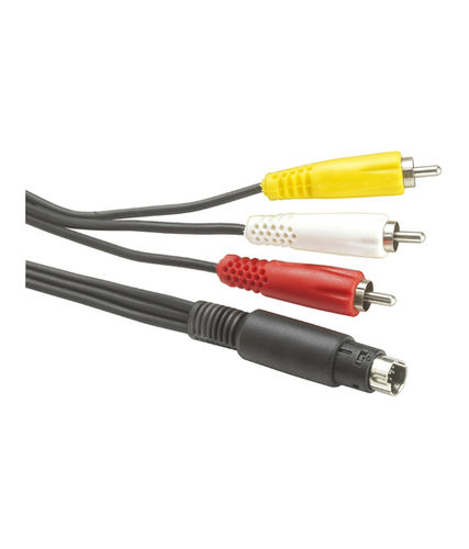 7 PIN MINIDIN - 3 RCA