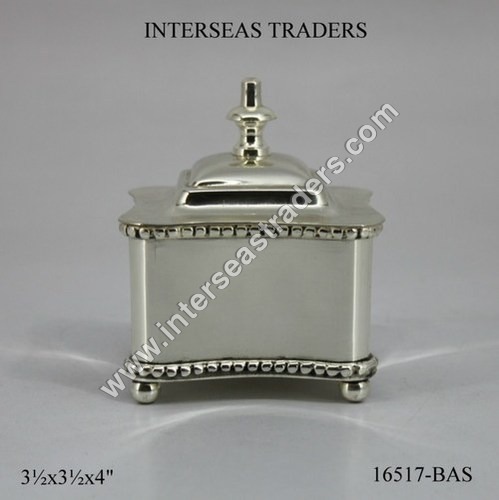 Antique Brass Box with Lid