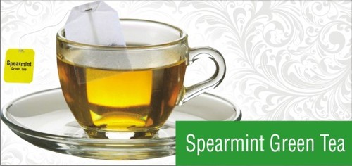 Spearmint Green Tea - Whole Leaf and Tea Bag Variety | Antioxidant-Rich, Alleviates Nausea and Digestive Discomfort