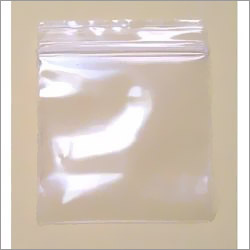 Transparent Zip Lock Pouch - Polypropylene Material, Hot Stamping Finish | Industrial Food Use, Durable Zip Lock Design