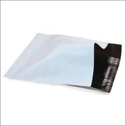 Plastic Courier Bags - PE Material, Customized Sizes, White Outside with Black Inside, Tear Resistant, Waterproof, Gravure Printed Surface, Hot Melt Glue Adhesive