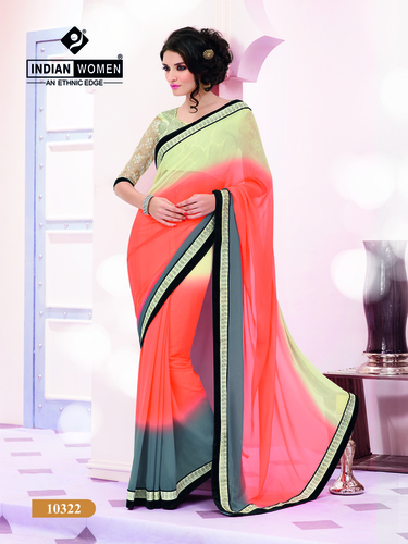 Georgette Party Wear Sarees Online Shopping