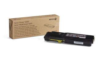 Xerox 6600 Yellow Laser Toner Cartridge