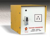 Metal Body With Mcb Socket 1000 Watts Step Up - Voltage Converter - 110 V - 230 V