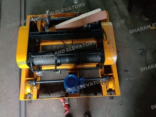 Electric Hand Hoists - Robust Metal Profile, Yellow Color | Electric Power Source, Precise Load Positioning, Jerk-Free Handling