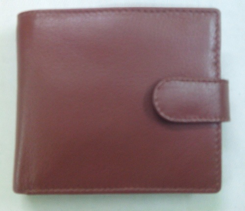 Bi-Fold Leather Coin Wallet
