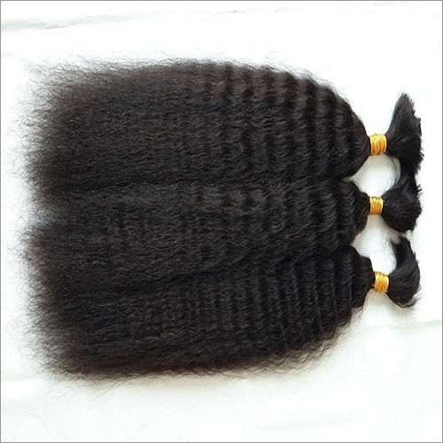 kinky Straight Bulk Hair