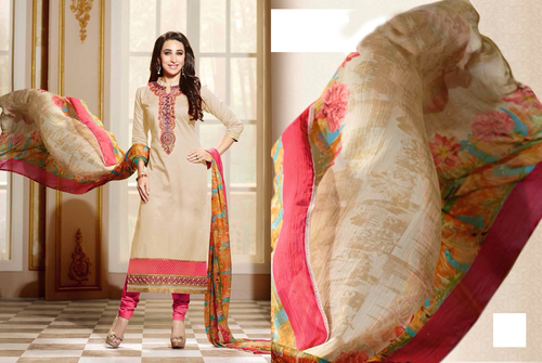 Beige & pink lovely color suit