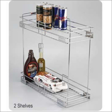 Two Shelves Bottle Pullout