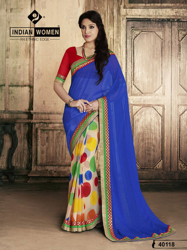 Half And Half Designer Saree Collection