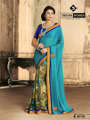 Floral Print Buy Indian Sarees Online