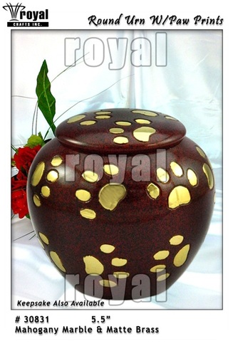Paw Print Urn