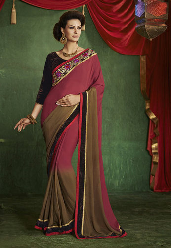 Print Embroidered Sarees