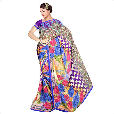 Cotton Embroidery Sarees
